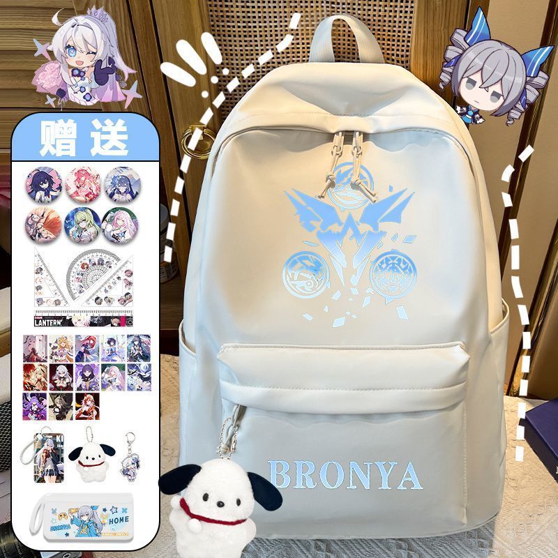Collapse 3 Schoolbags Alexia Elements Merchandise Large-Capacity Simple ...