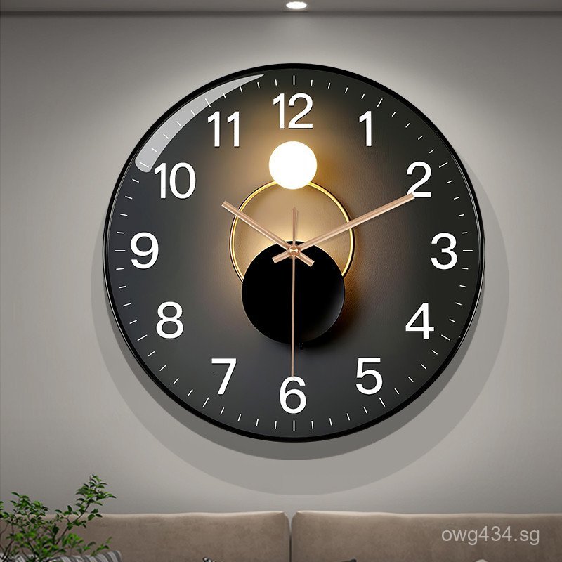 Minimalist Home Bedroom Wall Clock New Terrace Living Room Silent ...