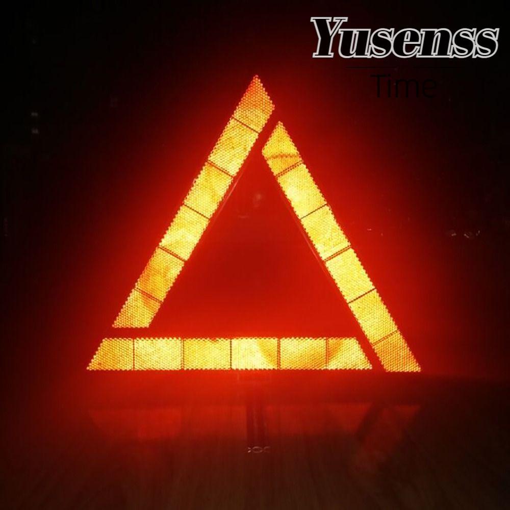 YUSENSS Warning Triangles, Road Safety Reflective Red Warning Sign ...