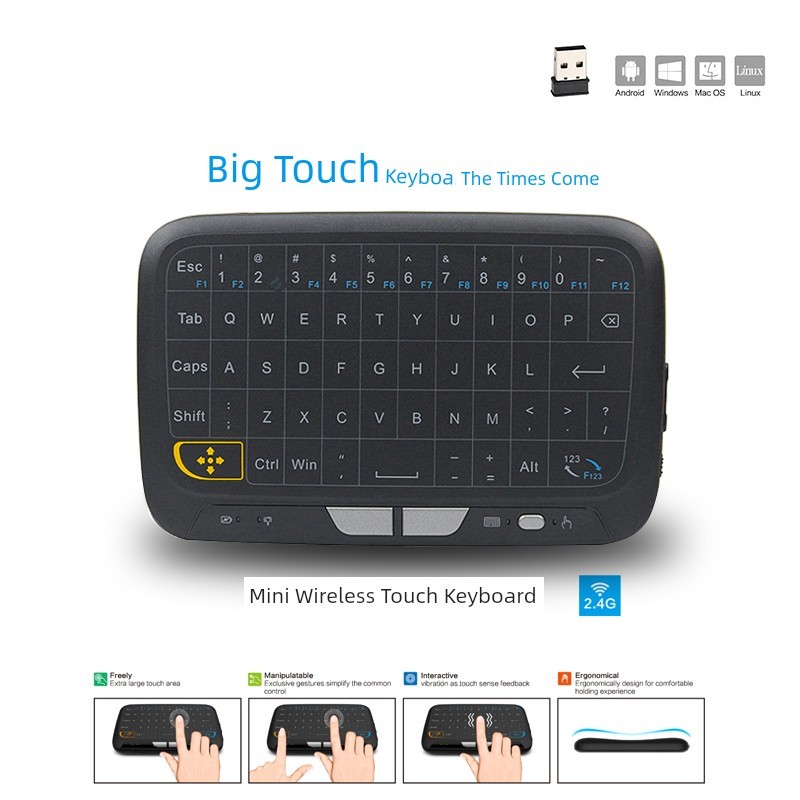 wireless keyboard mechanical gaming keyboard Air mouse mini wireless ...