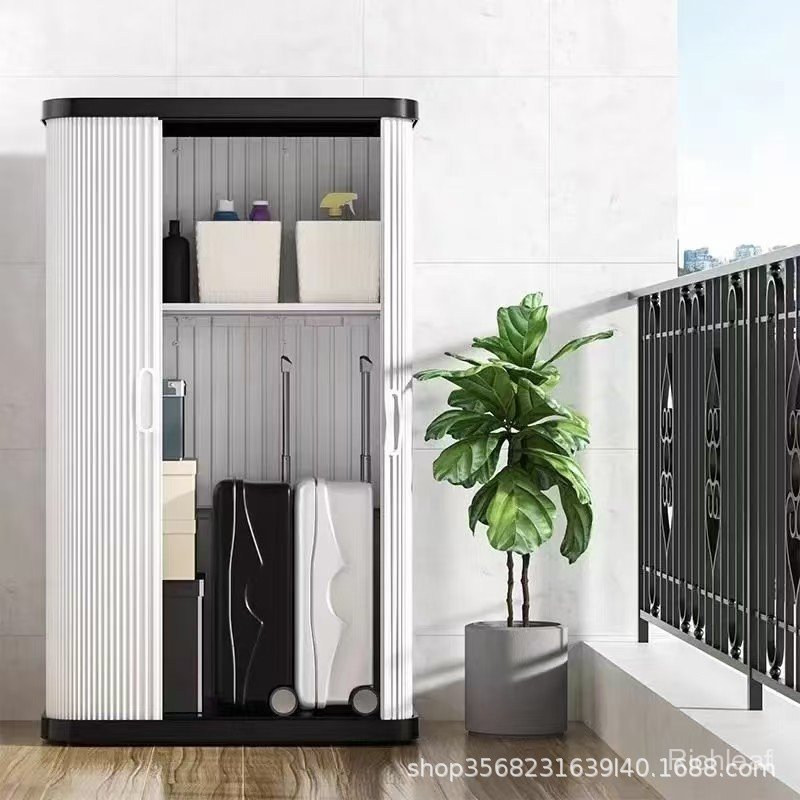 Small Yard Balcony Storage Cabinet Outdoor Garden Storage Cabinet ...