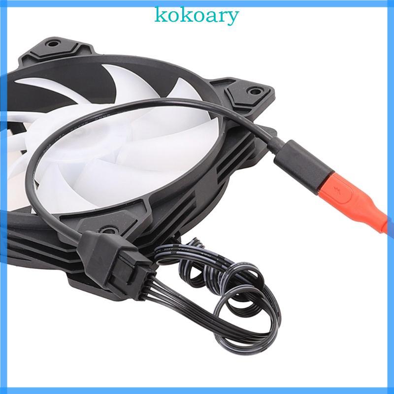 KOK USB C To 3Pin 4Pin Computer Fan Adapter Cable Power Cable Connector ...