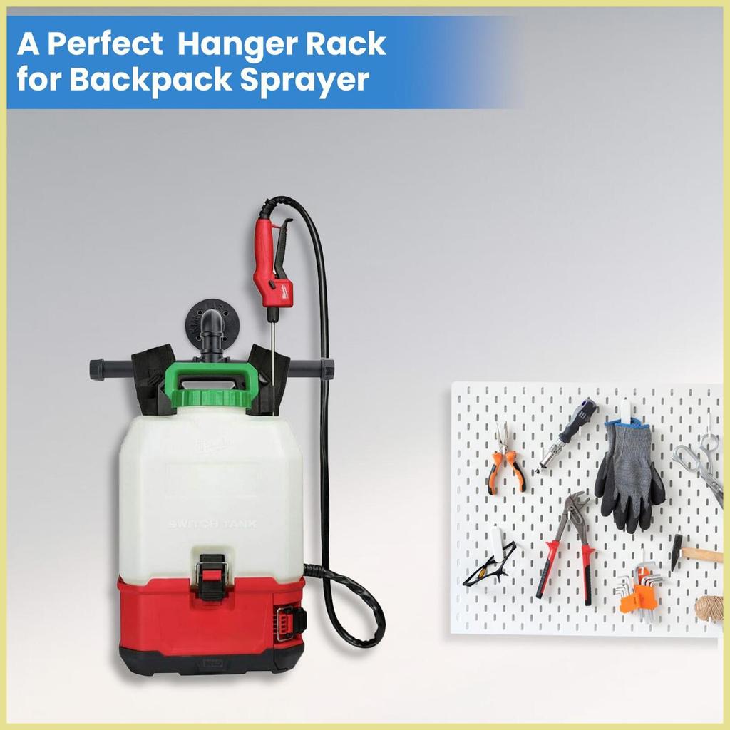 Hanger Backpack Blower Rack Wall Mount Garden Sprayer Leaves Blower ...
