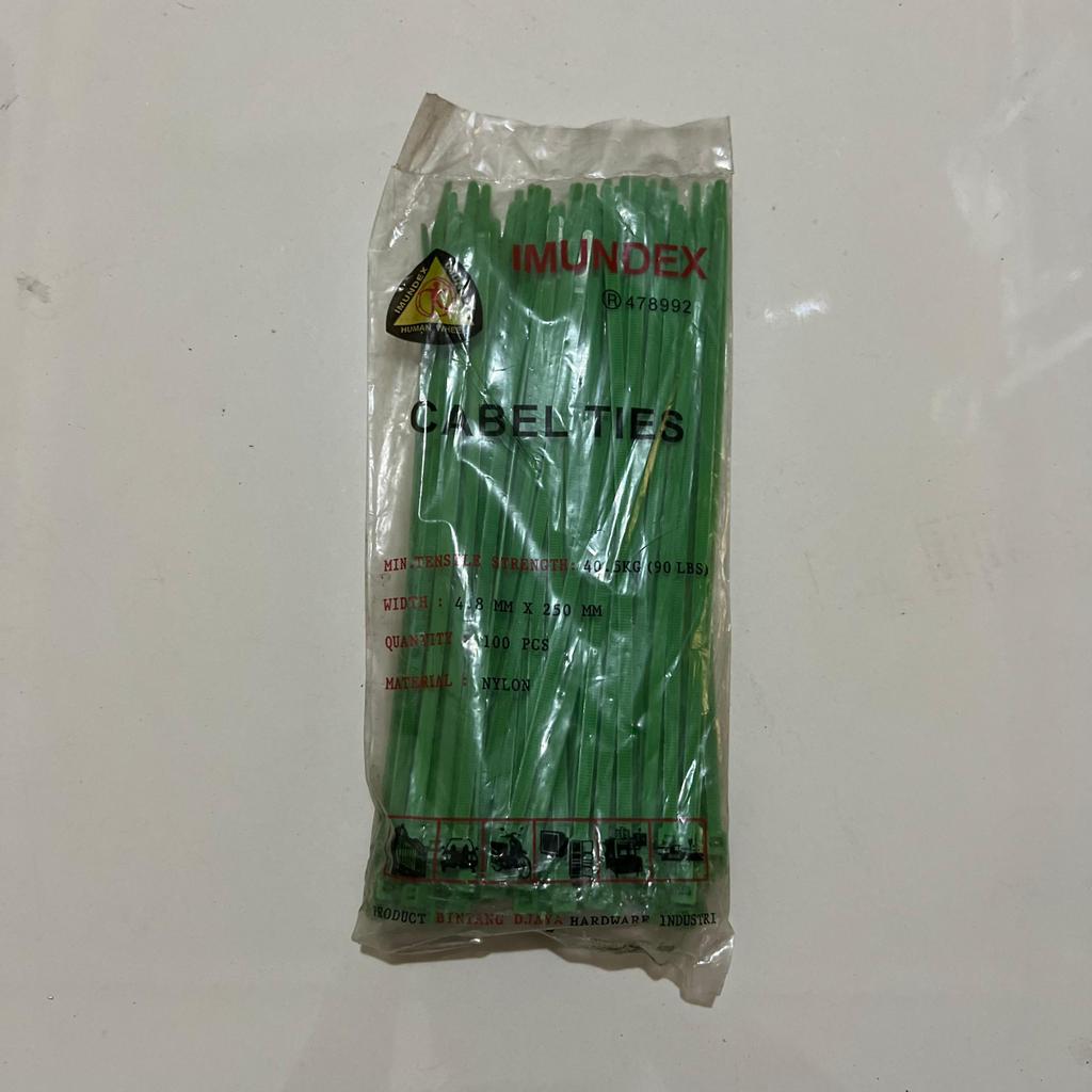 Cable Ties Nylon Kabel Tis Pengikat Imundex Warna Cbt 10 Color - Gambar 3