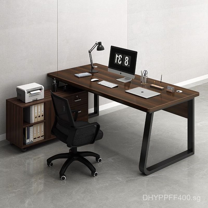 Workstation Manager Desk Staff Desktop Modern Simple Computer Desk ...