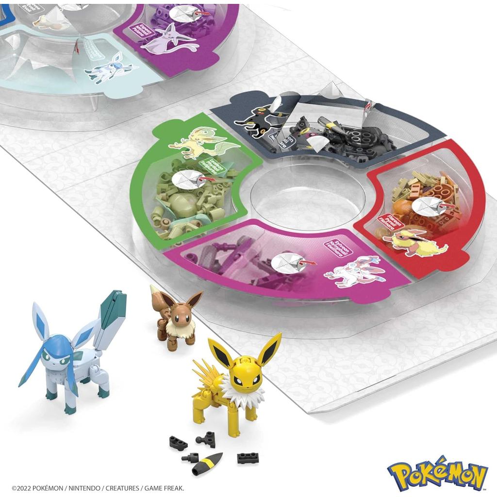 MEGA Pokémon Building Toys Set Featuring All Eevee Evolutions with 470 ...