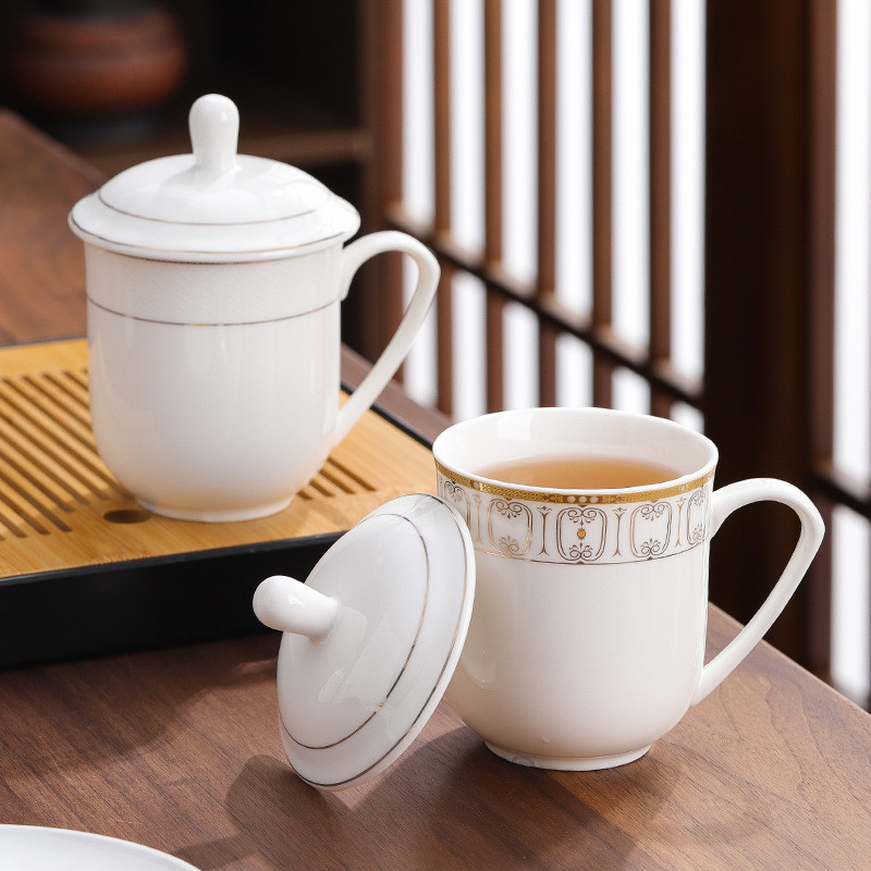 Ceramic Tea Cup Office Tea Cup Hotel Hotel Conference Room Bone China ...