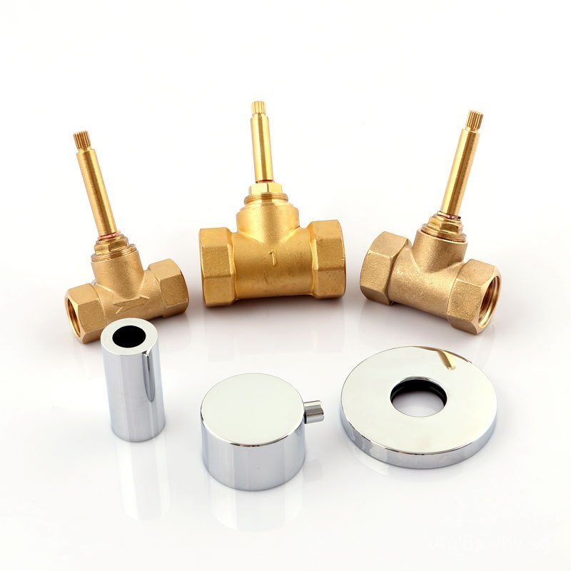 All-Copper Concealed Switch Two-Way Shower Bath Pool Hotel Single Cold ...