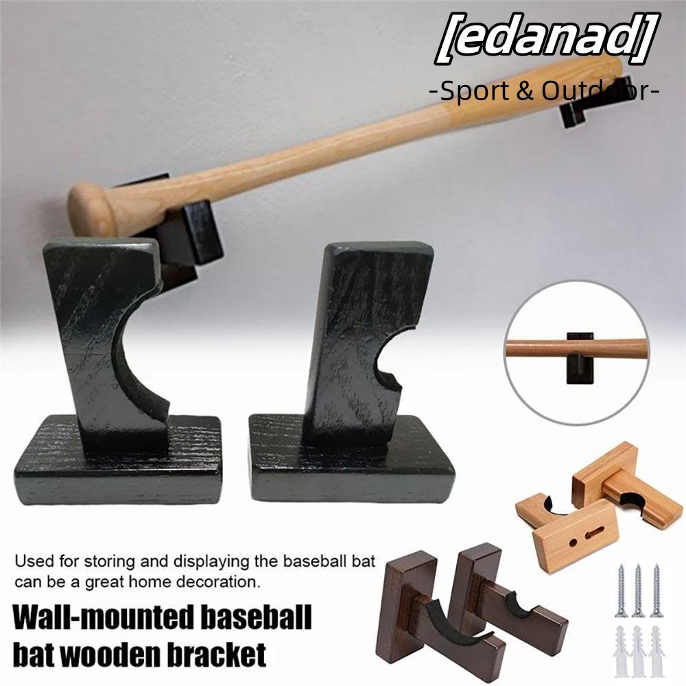 EDANAD 2Pcs Baseball Bat Holder, Softball Bat Display Rack Bracket ...