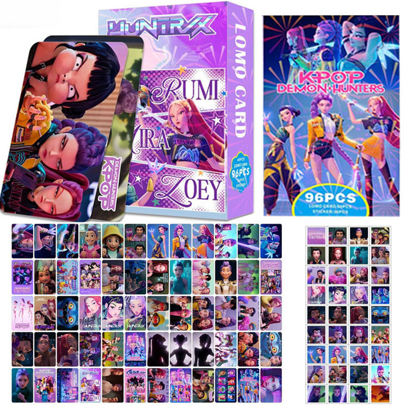 Kpop Demon Hunter Photocard Huntrix Postcard Lomo Card Commemorative ...