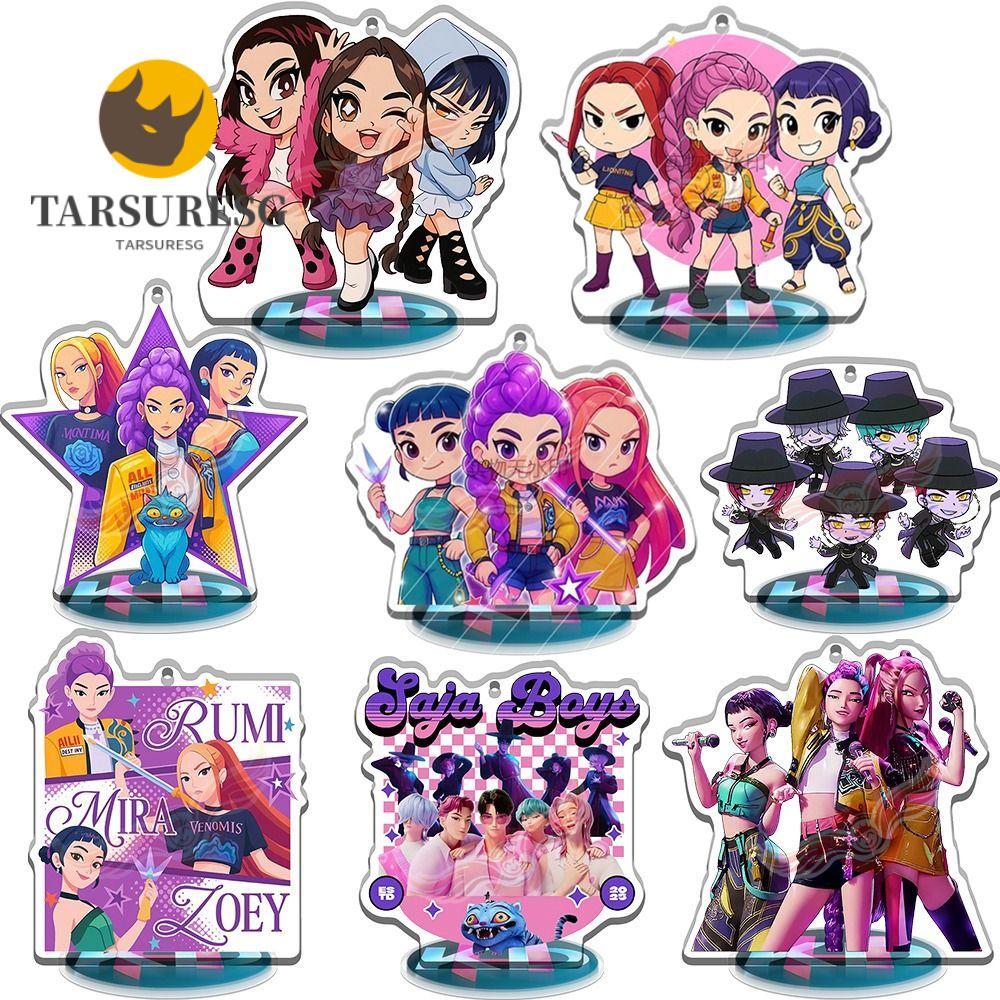 TARSURESG KPop Demon Hunters Standing Plates, Saja Boys Q Version ...