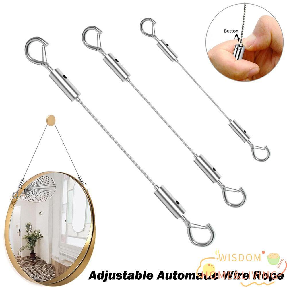 WISDOM Suspension Lanyard, Adjustable Stainless Steel Wire Rope ...