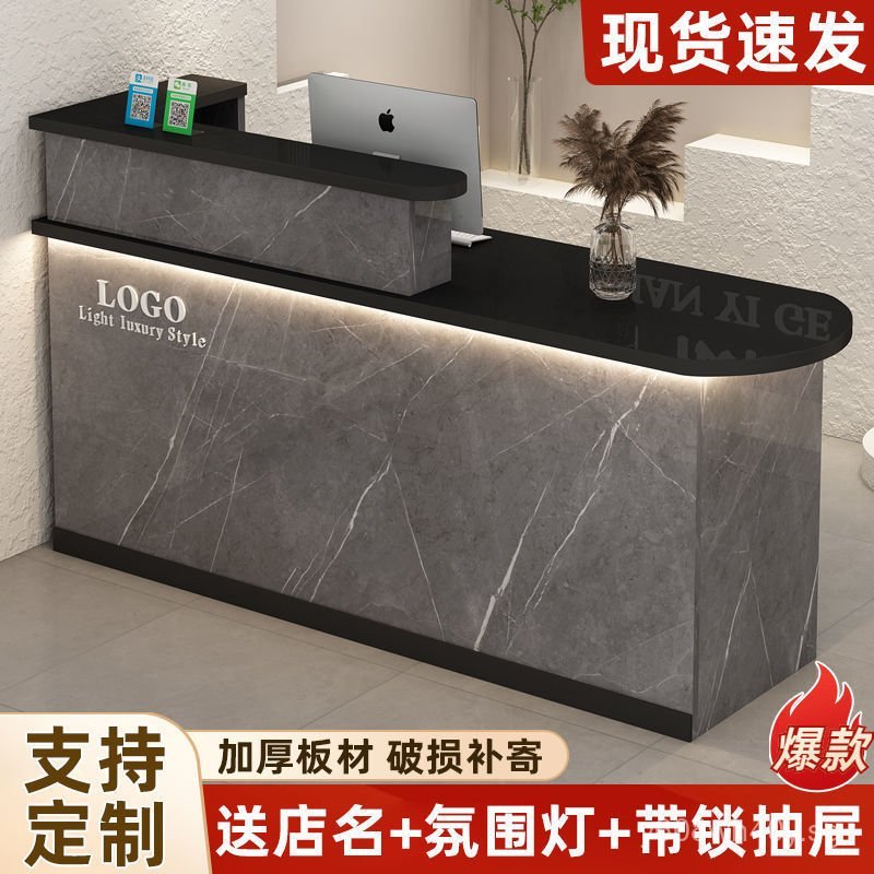 Bar Counter Cashier Desk Simple Modern Clothing Store Counter Table ...