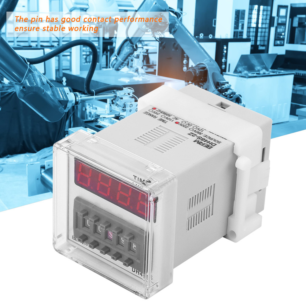 220V Digital DH48S-2Z Relay Timer Time LED Display for Industrial ...