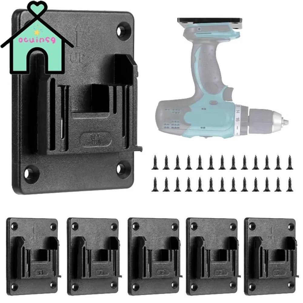 5-Pack Battery Holder Wall Mount Bracket – Fits Makita & Dewalt 18V Lithium-Ion Batteries, Organize Your Shop 2 thumbnail image