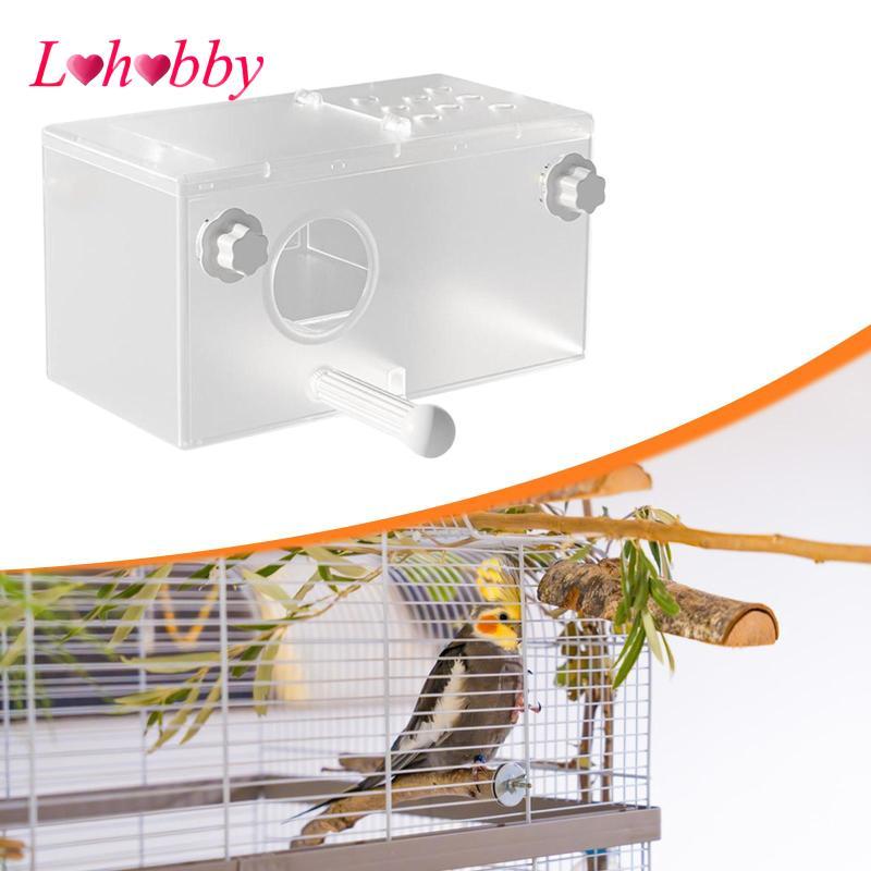 [Lohobby] Transparent Birdhouse, Bird Breeding Box, Nesting Box ... - Ventilation In Parrot Home Enclosures