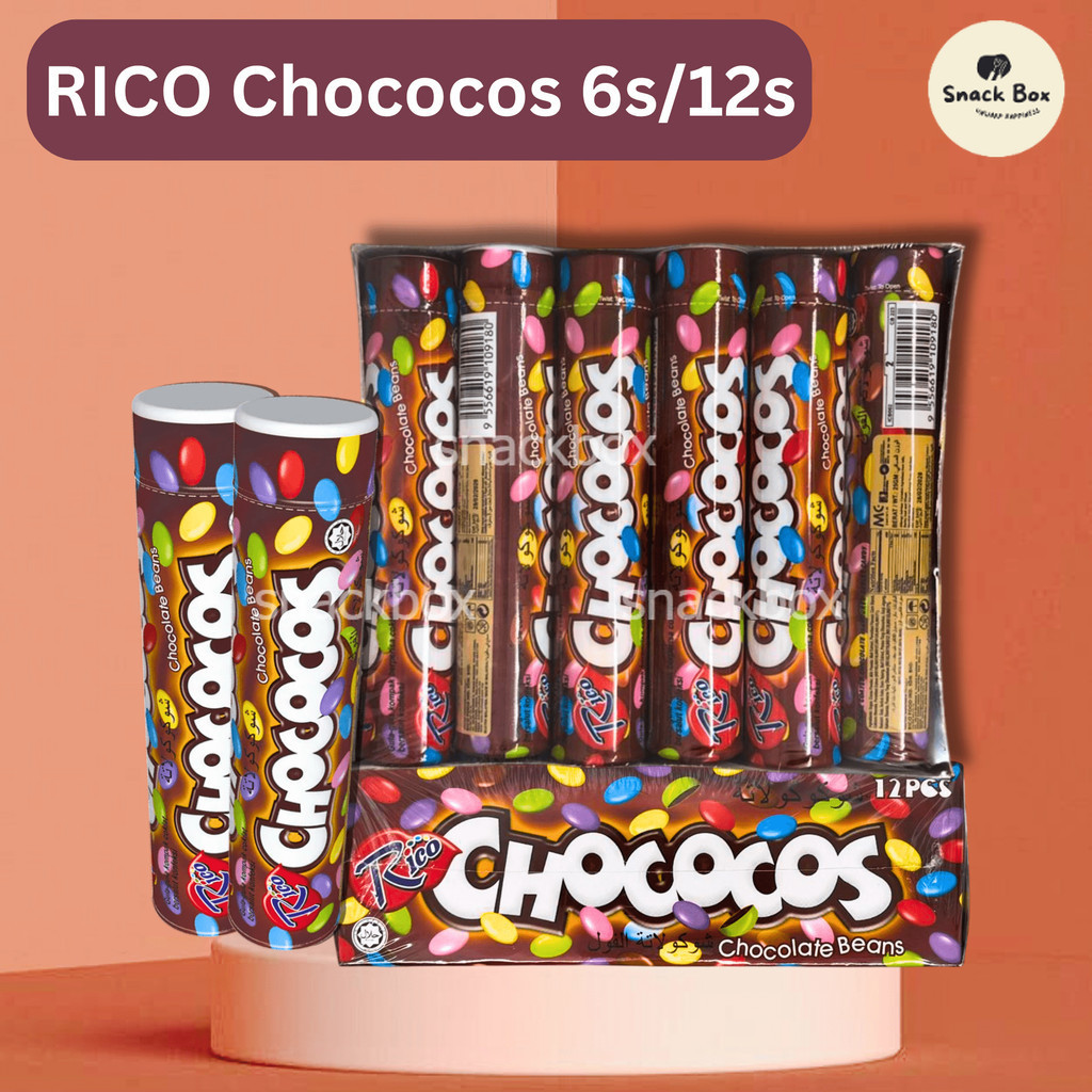 [HALAL] Chococos Bite Size Chocolate Beans Snack 6s/12s Smooth ...