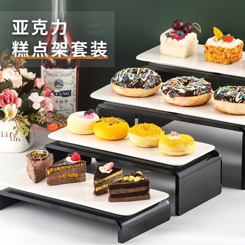 Acrylic Dessert Display Stand Cake Stand Dessert Rack Buffet Cold ...
