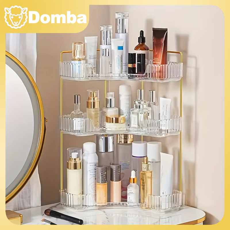 Triangular Storage Box Rack - Transparent Cosmetic & Jewelry Rack for ...