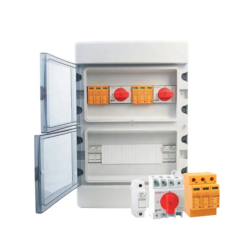 High Quality Plastic Solar Pv Dc 2 String Combiner Box 1000v 25a Pv ...