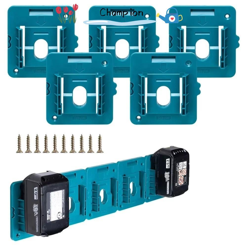 5packs Tool Mount Storage Bracket For Makita/bosch/dewalt/milwaukee 18v