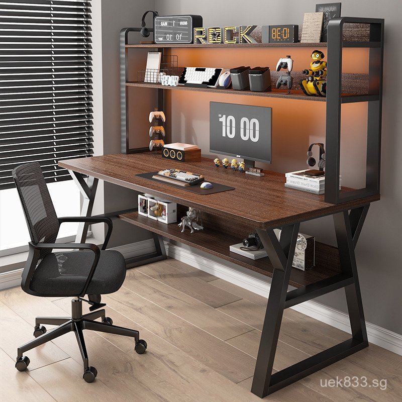 Desk Tabletop Desk Integrated Study Desk Set Bedroom Desk Chair Student ...