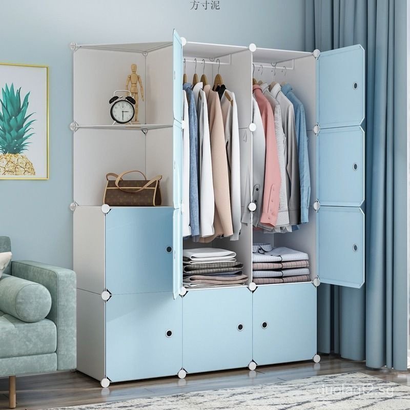 Wardrobe for Rental Rooms Simple Wardrobe Bedroom Home Plastic Cloth ...