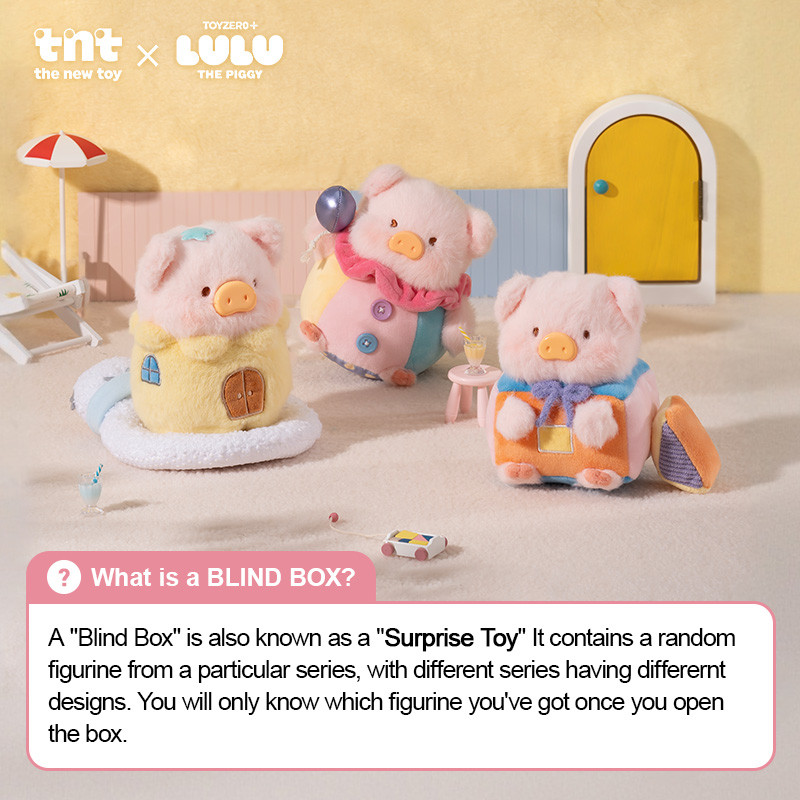 TNTSPACE x LuLu the Piggy Come Play Series Plush Pendant Blind Box