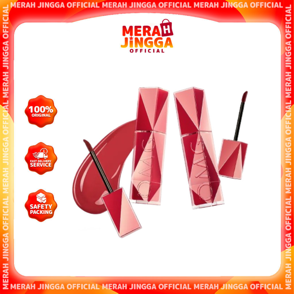 NEW SHADES! OMG OH MY GLAM Colorlast Lip Vinyl 2.5 g - Transferproof Gloss - Longlasting Stain- Intense Color - Plumpy & Comfortable On Lips / Merah Jingga Official