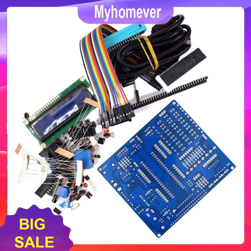 51/AVR Microcontroller Development Board STC89C52 DIY Learning Board ...