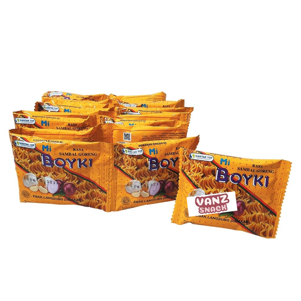 Mi Boyki Rasa Sambal Goreng - Netto 10 bks x 16 gr