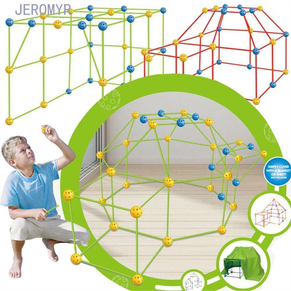 JEROMY5R Fort Building Blocks, Building Castles Tunnels Tents ...