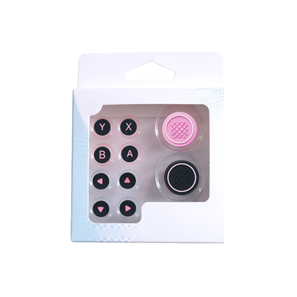 Joystick Cap & Button Stickers Button Grips Caps Silicone Controller ...