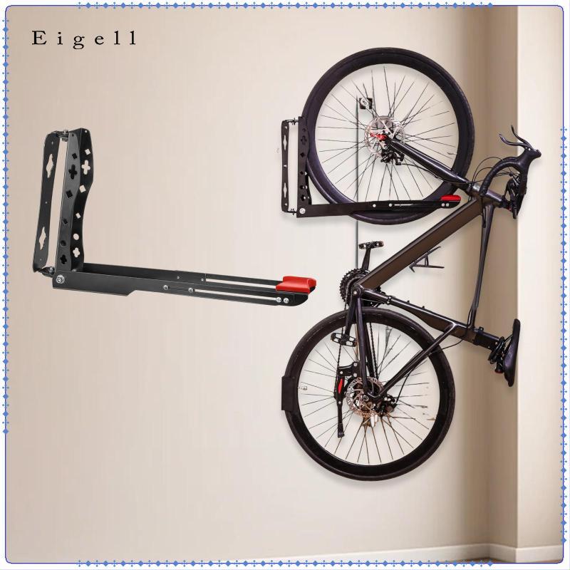 Eigell Bike Rack Wall Mounted Easy to Install Bike Hanger for Indoor ...