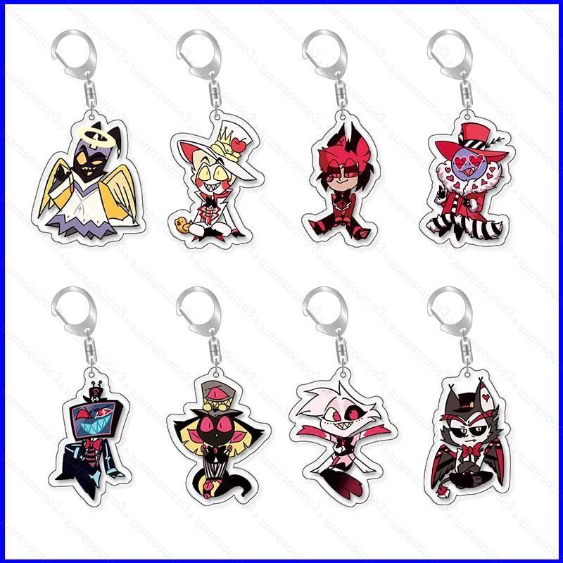 SQ3 Hazbin Hotel Charlie Morningstar Vaggie Angel Dust Alastor acylic ...