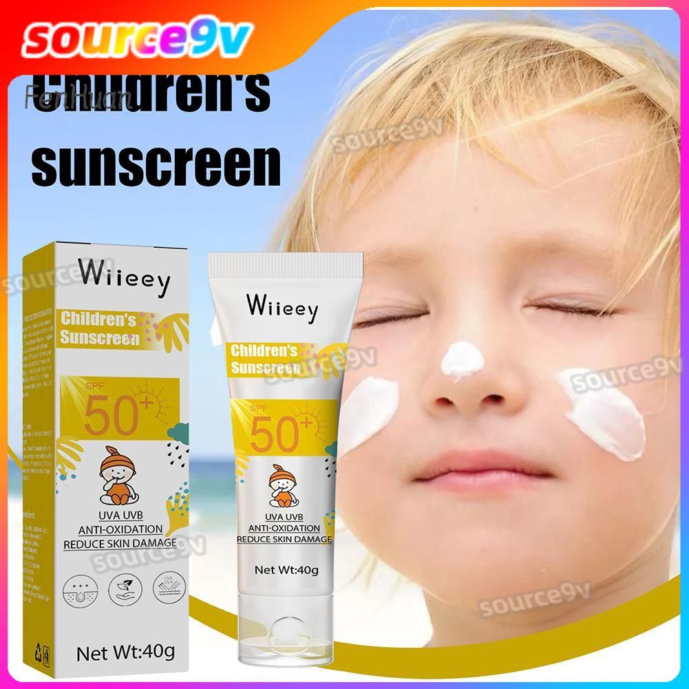 Children's sunscreen SPF50 outdoor summer protection from UV rays mild ...