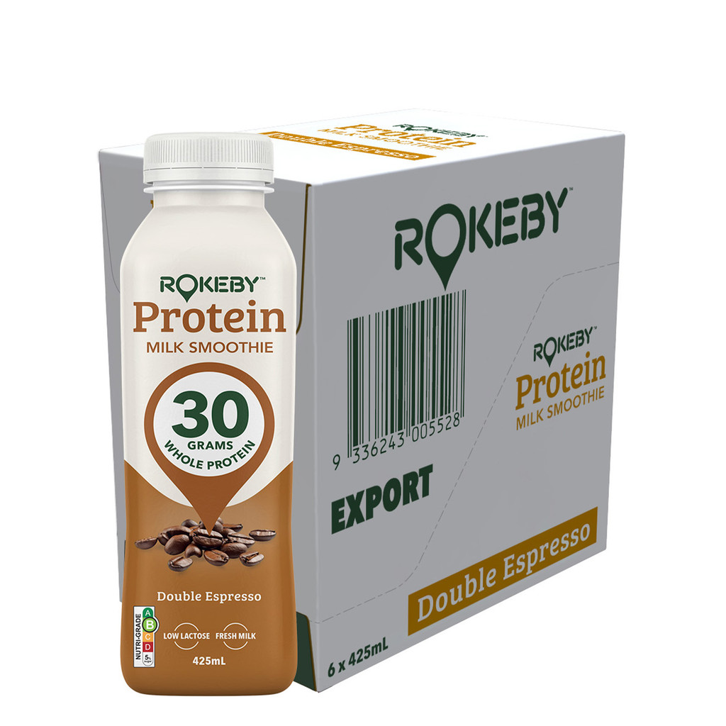 Rokeby Double Espresso Protein Milk Smoothie 6 x 425ml | Shopee Singapore