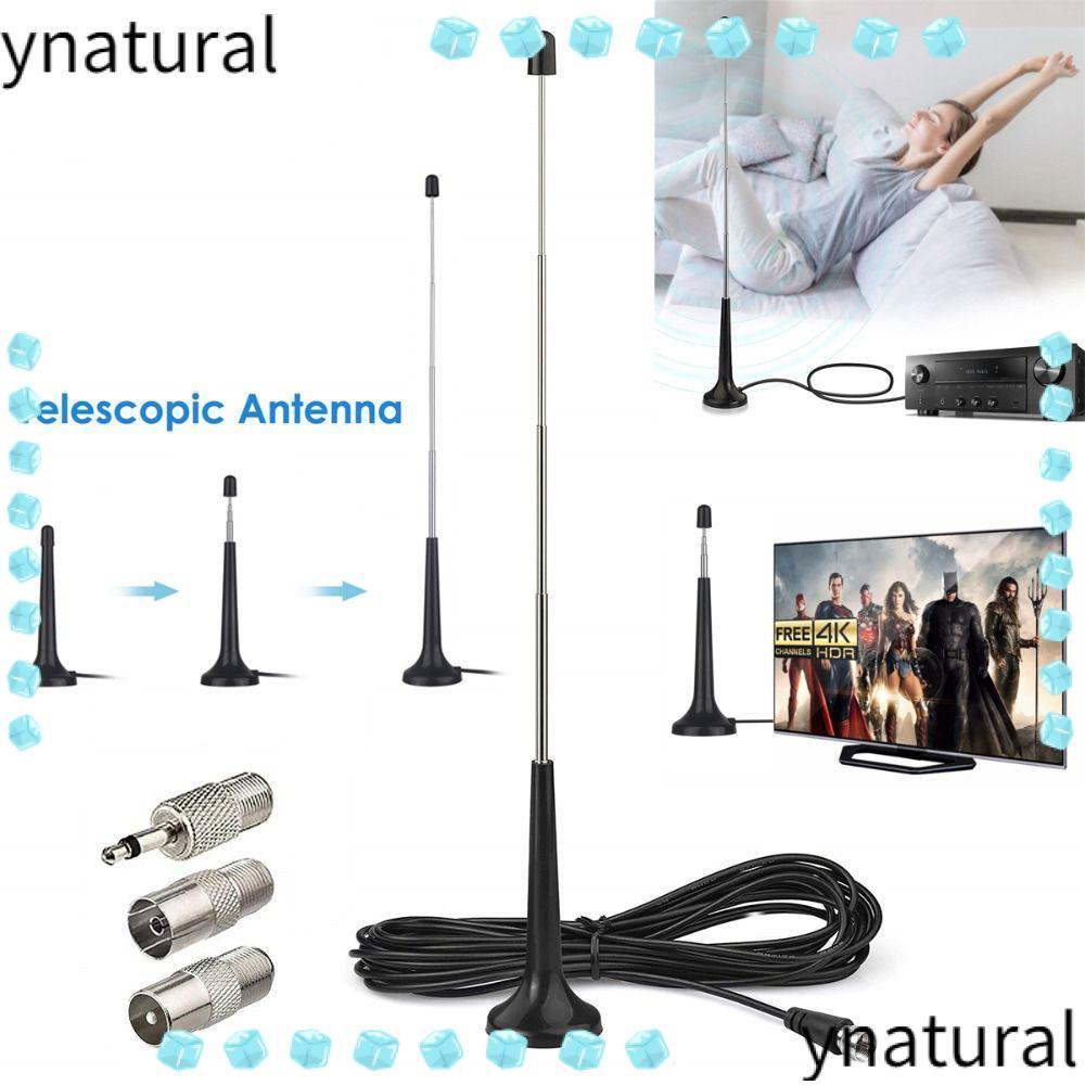 YNATURAL AM/FM Antenna, Enhanced Signal Connector Adapter DAB Radio ...