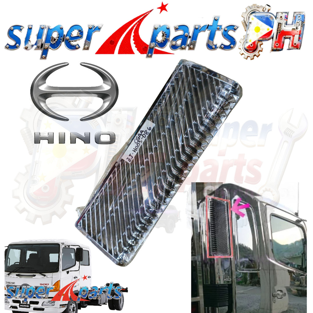 2004 HINO 500 Ranger Air Cleaner Window Luxury Chrome Plated INTAKE ...