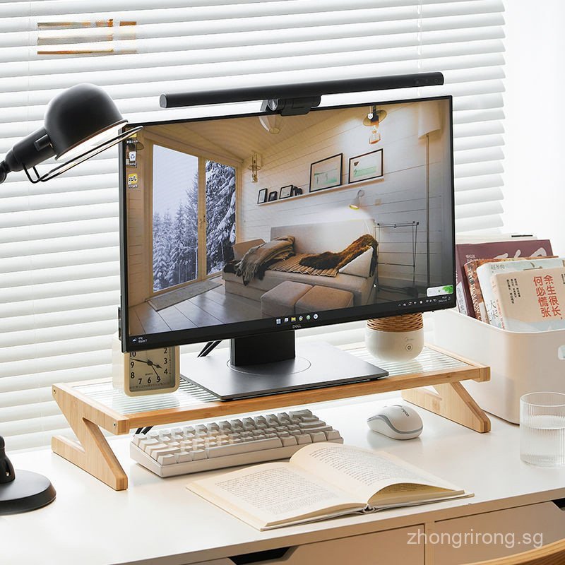 Computer Monitor Stand Office Computer Monitor Riser Workstation Screen ...