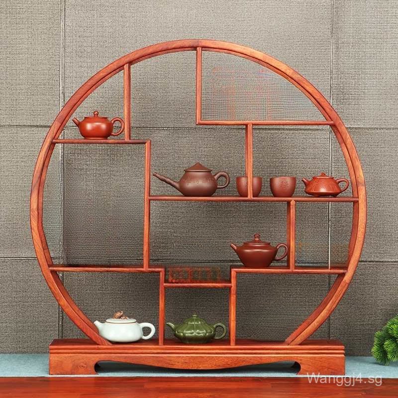 Wholesale Tea Rack Storage Rack Solid Wood Bogu Rack Small Desktop Tea ...