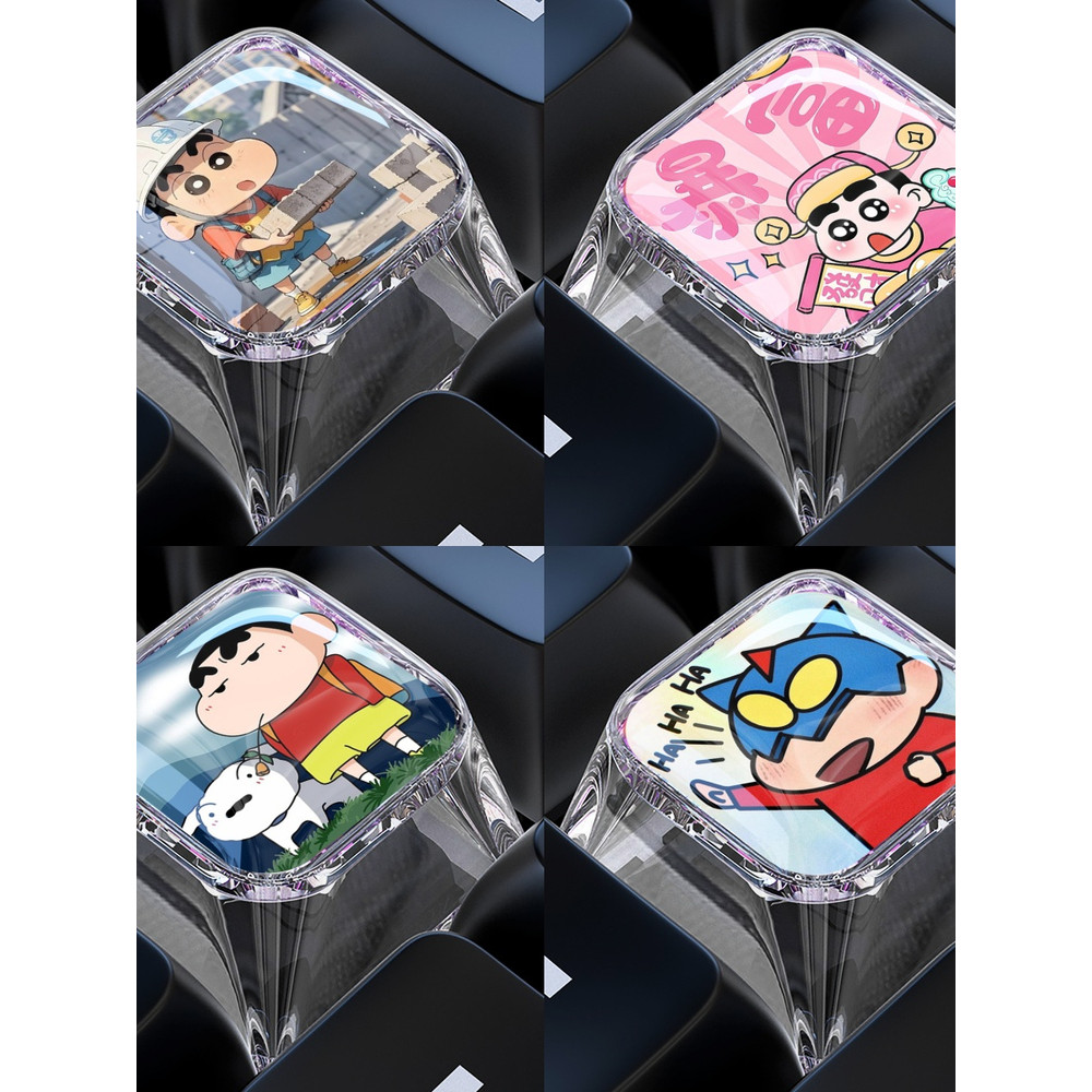 keycaps custom keycaps Crayon Shin-Chan Keycap Single White Cartoon ...