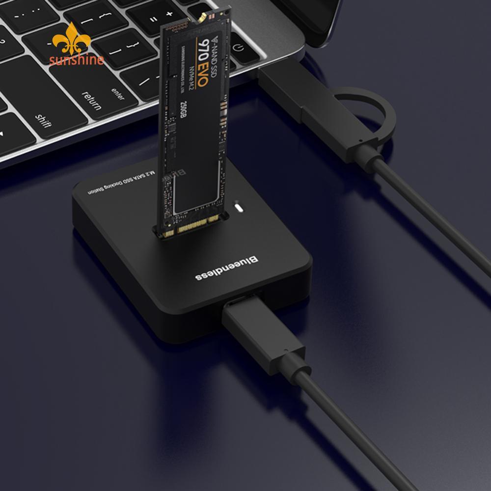 M.2 NVME External SSD Hard Disk Enclosure 10G Online Reading Writing ...