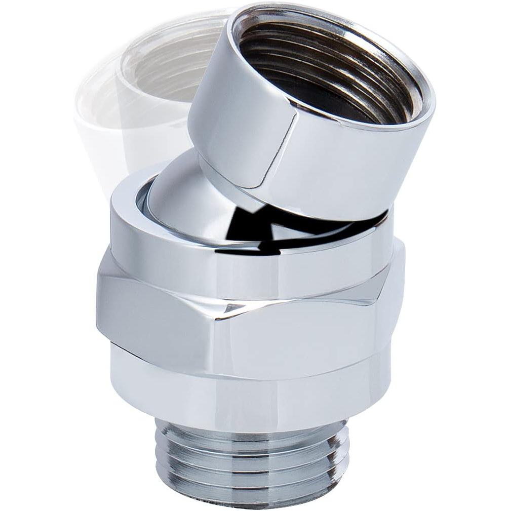 NearMoon Shower Head Swivel Ball Adapter - Solid Brass Shower Connector ...