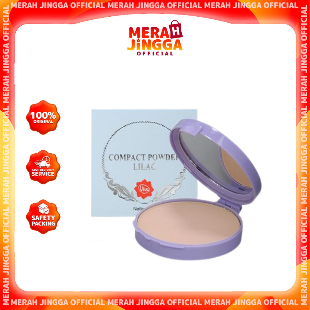 VIva Compact Powder Lilac 19gr / Merah Jingga Official