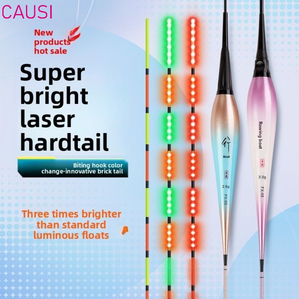 CAUSI Fishing Led Light Float, Indicator Slip Drift Tube Fishing Float ...