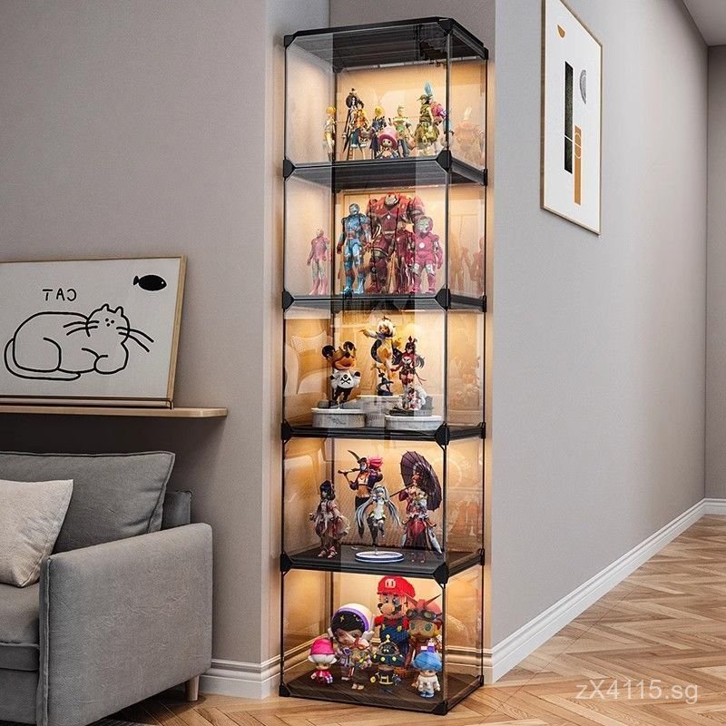 Storage Rack Transformers Figures Home Use Figure Collection Cabinet ...