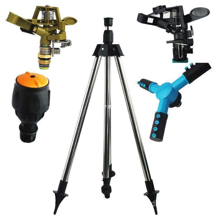 Rotating Sprinkler Ground Insert Irrigation Automatic Garden Tripod ...