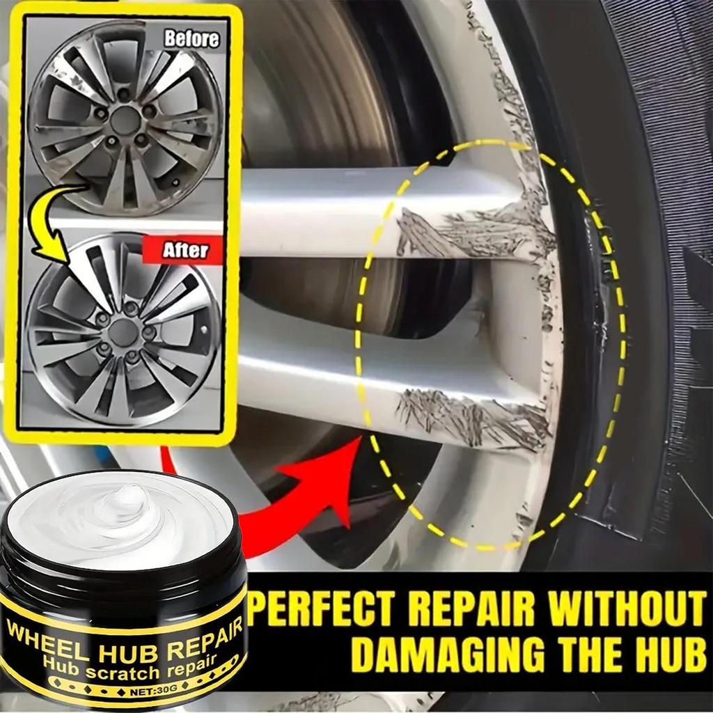 Car Wheel Scratch Repair Wax Auto Wheel Rim Scratch Wax Metal Swirls ...