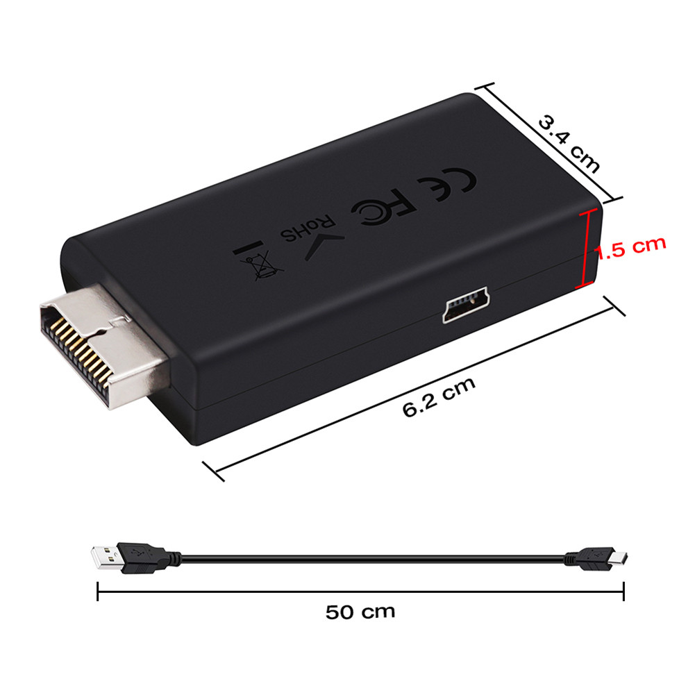 For PS2 To HDMI-Compatible Video Audio Converter 480i/480p/576i/576P ...
